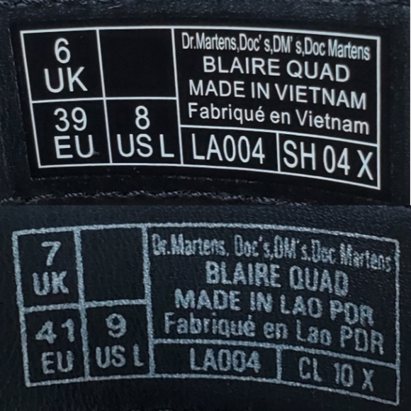 New Dr Martens Blaire quad platform sandals black hydro leather strappy boho y2k - Picture 15 of 15